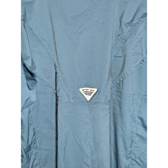 Columbia PFG Airgill Solar ZERO Shirt Blue Mens Sz XXL Long Sleeve Good Cond - Picture 6 of 7